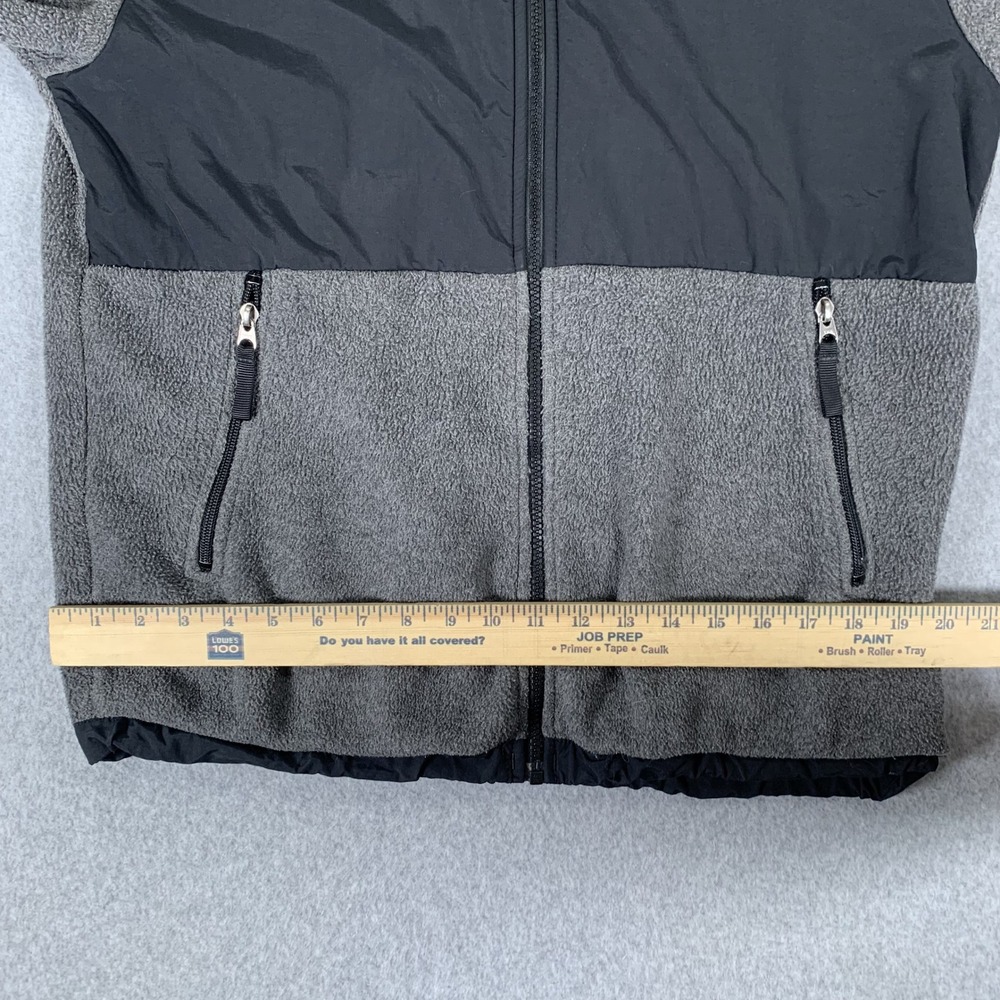 The North Face Denali Fleece Jacket Boys XL Grey Black Polartec Full Zip - Picture 9 of 16